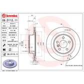 Brake disc set (2) BREMBO - 09.D112.11