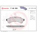 Rear brake pad set BREMBO - P A6 030