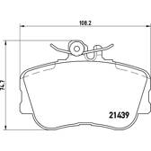 Remblokkenset voor BREMBO - P 06 017