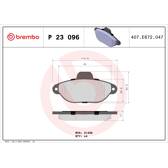 Remblokkenset voor BREMBO - P 23 096