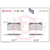 Remblokkenset voor BREMBO - P 23 115