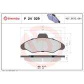 Remblokkenset voor BREMBO - P 24 029