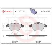 Remblokkenset voor BREMBO - P 24 076