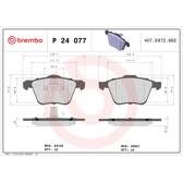 Remblokkenset voor BREMBO - P 24 077