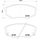 Remblokkenset voor BREMBO - P 30 055