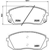 Remblokkenset voor BREMBO - P 30 056