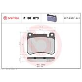 Remblokkenset voor BREMBO - P 50 073