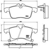 Remblokkenset voor BREMBO - P 59 045