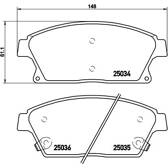 Remblokkenset voor BREMBO - P 59 077
