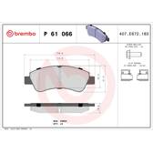 Remblokkenset voor BREMBO - P 61 066X