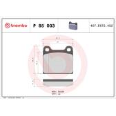 Remblokkenset voor BREMBO - P 85 003