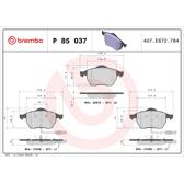 Remblokkenset voor BREMBO - P 85 037
