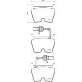 Remblokkenset voor BREMBO - P 85 078