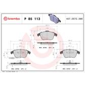Remblokkenset voor BREMBO - P 85 113