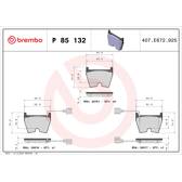Remblokkenset voor BREMBO - P 85 132