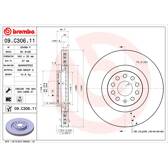 Remschijf (per stuk) BREMBO - 09.C306.11
