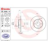 Set van 2 remschijven BREMBO - 08.5085.11