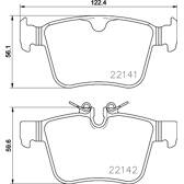 Set remblokken achter BREMBO - P 86 029