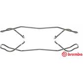 Zubehörsatz, Scheibenbremsbelag BREMBO - A 02 202