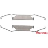 Zubehörsatz, Scheibenbremsbelag BREMBO - A 02 221