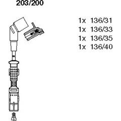Fils de bougies / Faisceau d'allumage BREMI - 203/200