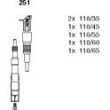 Kit cavi accensione BREMI - 251