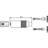 Plug, distributor BREMI - 10205/1