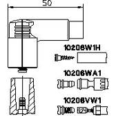 Plug, distributor BREMI - 10206VW1