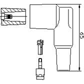 Plug, distributor BREMI - 13257/1