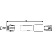 Plug, spark plug BREMI - 13249A1,8
