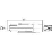 Plug, spark plug BREMI - 13343/2