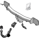 Gancio di traino rimovibile BRINK (non sono necessari attrezzi) BRINK - 444600