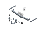 Gancio di traino rimovibile BRINK (non sono necessari attrezzi) BRINK - 627600