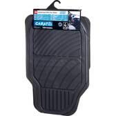 Juego de 4 alfombrillas de goma negras Car + - CARAT20