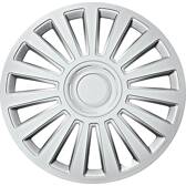 Set di 4 coprimozzi California Silver da 15 pollici Car + - VNJ3615