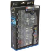Coffret d'ampoules H4 + 18 ampoules + 12 fusibles Car + - 2404030