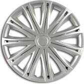 Set med 4 alabama silver 14 tums navkapslar Car + - VNJ3714