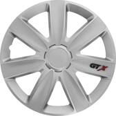 Set van 4 carbon zilver 16 inch wieldoppen Car + - 8080VRS