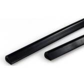 2 stivali flessibili di porta 45 cm nero Carlinéa - 483671