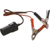 Prise allume-cigares avec pinces de batterie 10A 12/24V CARPOINT - 0523416