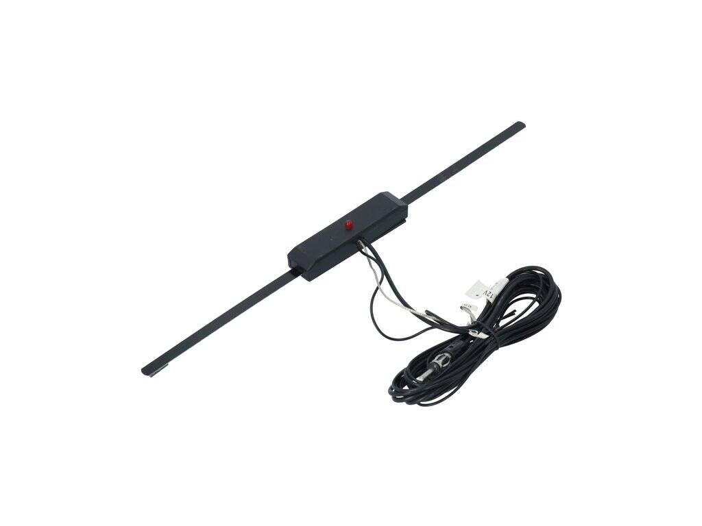 Electric Windshield Antenna - With LED - DIN Male - Cable - 2.5m