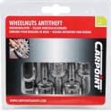 M12x1.5x26 mm spherical anti-theft screw, model C x4 CARPOINT - 0520503