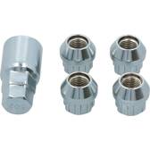 M12x1.25 conical anti-theft nuts model E (x4) CARPOINT - 0520505