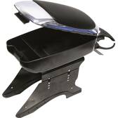 Universele chroom/zwarte armleuning CARPOINT - 0325008