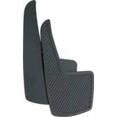 Set med svarta gummihaklappar 36x21 cm - 2 st CARPOINT - 0577704
