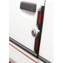 Deurbeschermer 22cm zwart dubbel 2st CARPOINT - 2237804