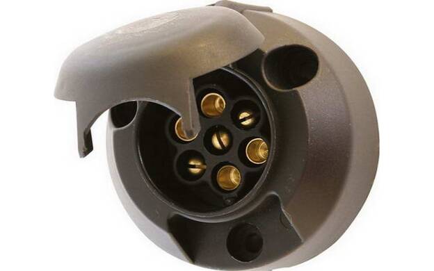 Prise 7 poles 12V plastique