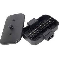 Boite de branchement plastique noir étanche pour câbles CARPOINT - 0429524