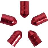 Set med 5 universalkulventilkåpor - Röd CARPOINT - 2216003