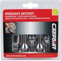 Diebstahlsicherungsschrauben M12x1,25x26 mm, konisch, Modell A, 4 Stück CARPOINT - 0520501
